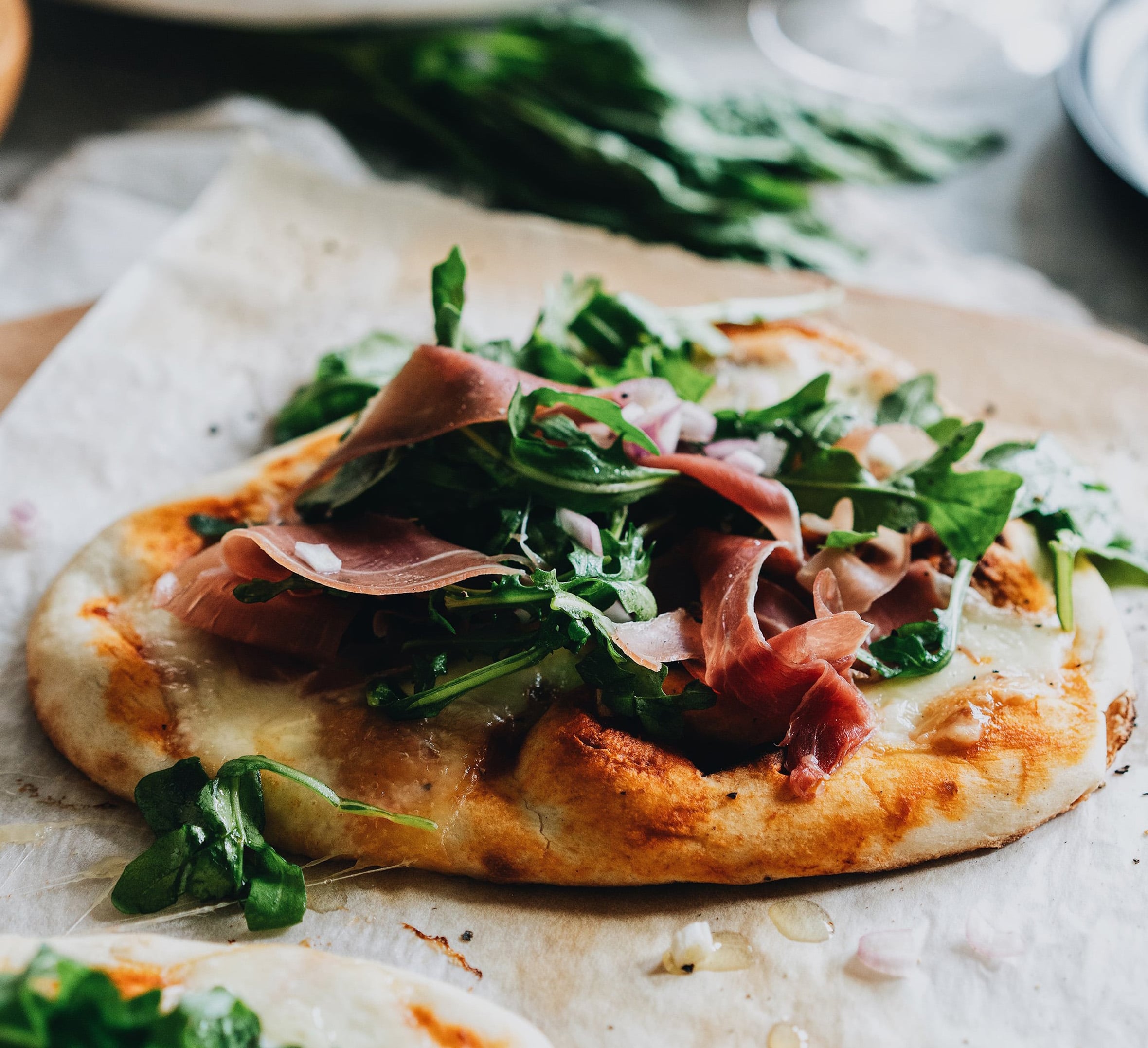 White Truffle Arugula Pizza