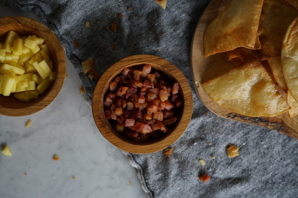 Pancetta & Mango Guacamole