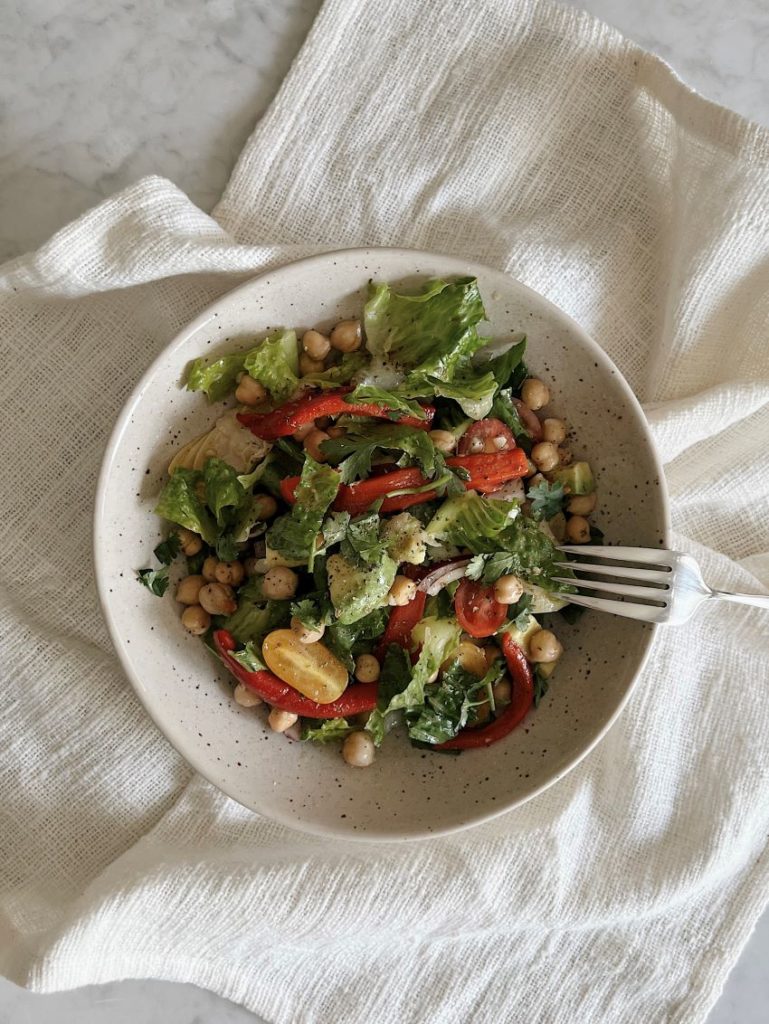 Artichoke & Roasted Red Pepper Salad