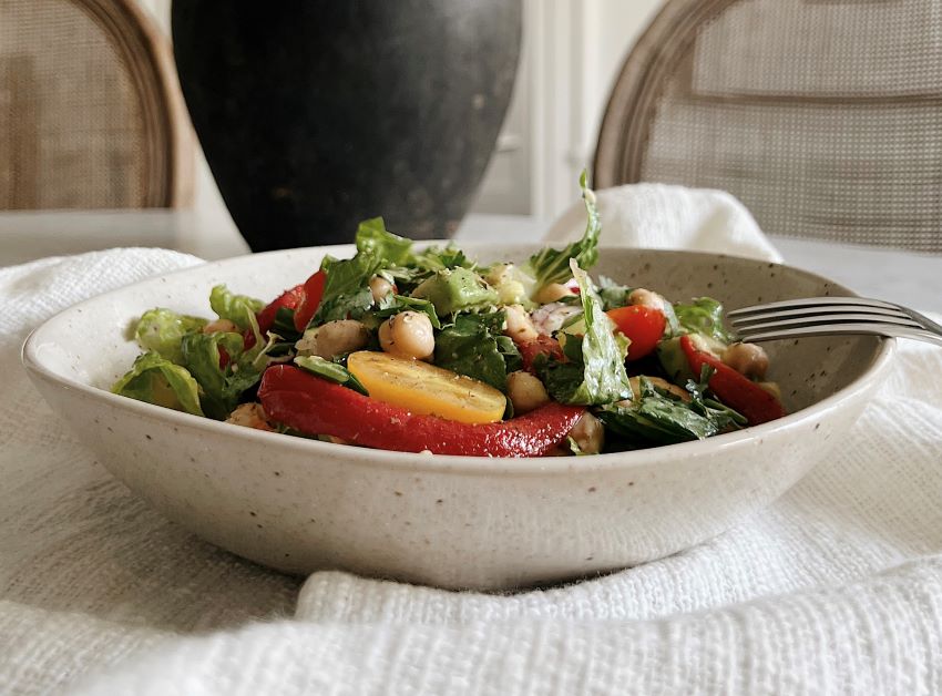 Artichoke & Roasted Red Pepper Salad Recipe