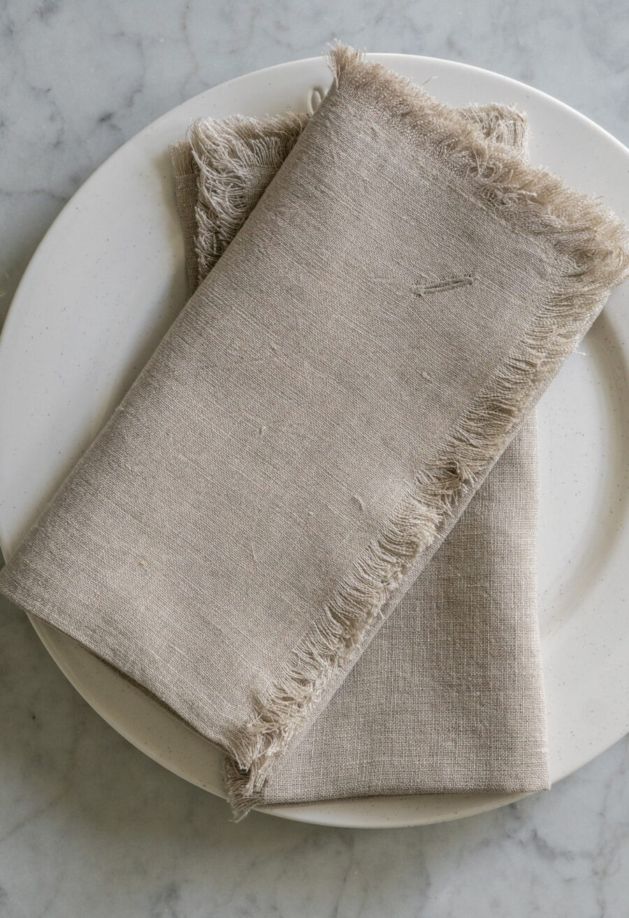 natural solid linen napkins