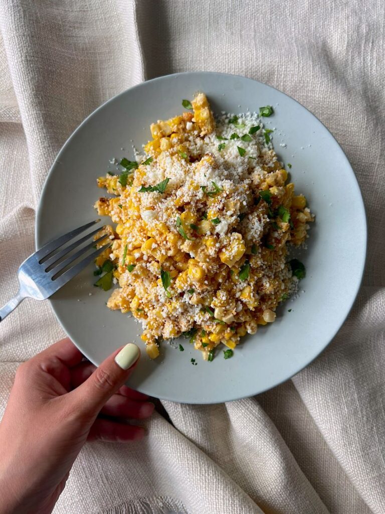 Deconstructed-Elote-Salad-with-cojita-cheese