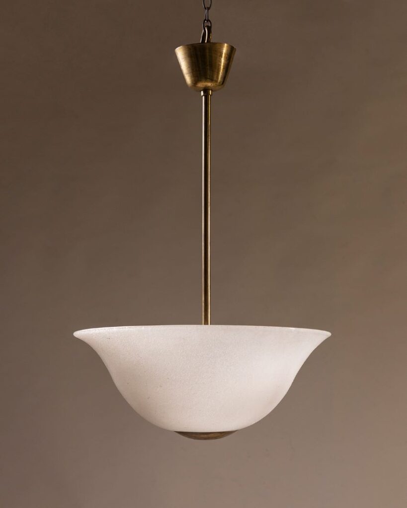 Murano Hanging Dish Pendant Light