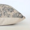 tan neutral throw pillow with invisible zipper